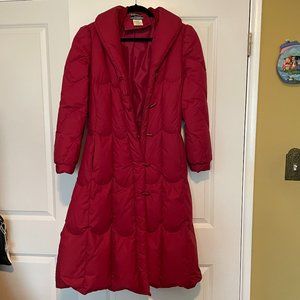 Women's long down coat